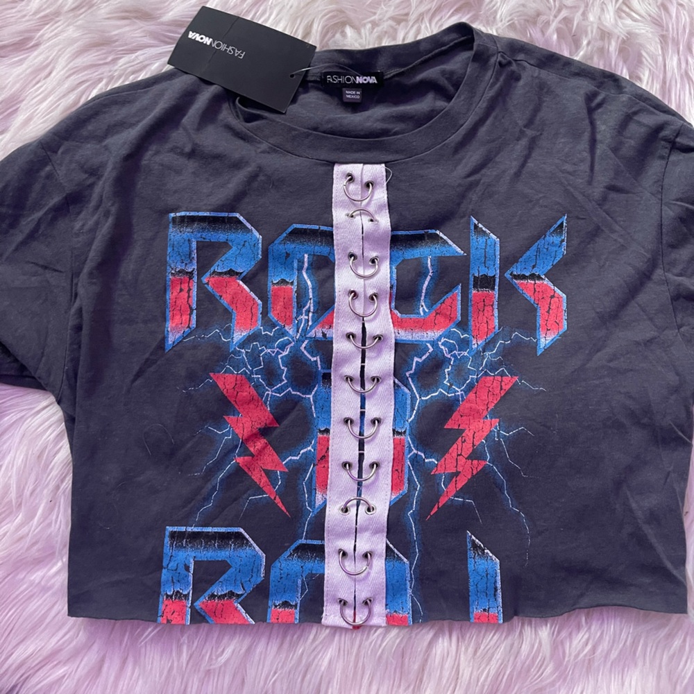 Rock & Roll Crop Tee